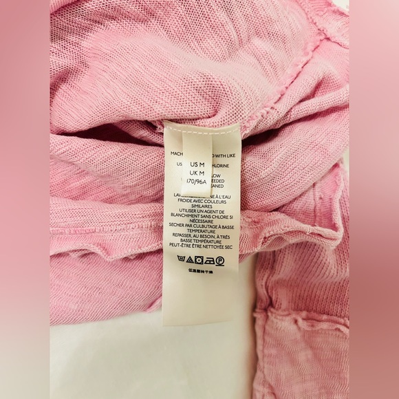 Free People XS We the Free Pink Henley - Picture 6 of 6